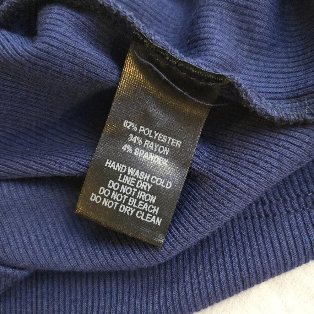 Lulus Connelly Navy Blue Ribbed Long Sleeve Bodycon Midi Dress - Picture 5 of 13